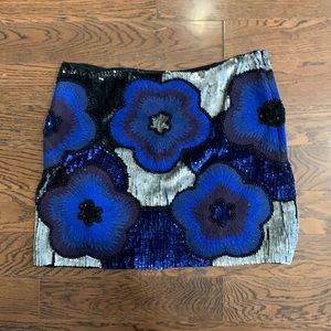 French Connection Sequin Mini Skirt